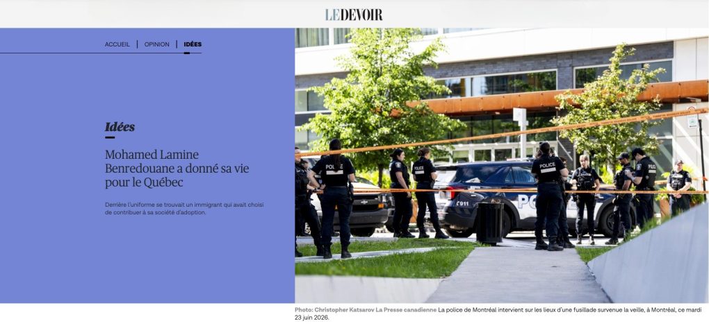 Mohamed Lamine Benredouane a donné sa vie pour le Québec